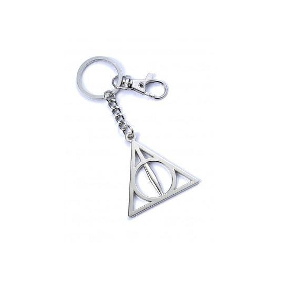 Produktbild Harry Potter-nyckelring Dödsrelikerna (försilvrad)