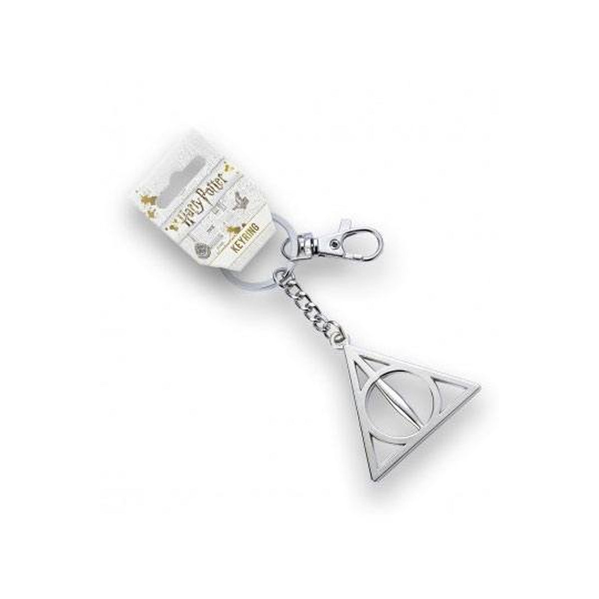 Produktbild Harry Potter-nyckelring Dödsrelikerna (försilvrad)