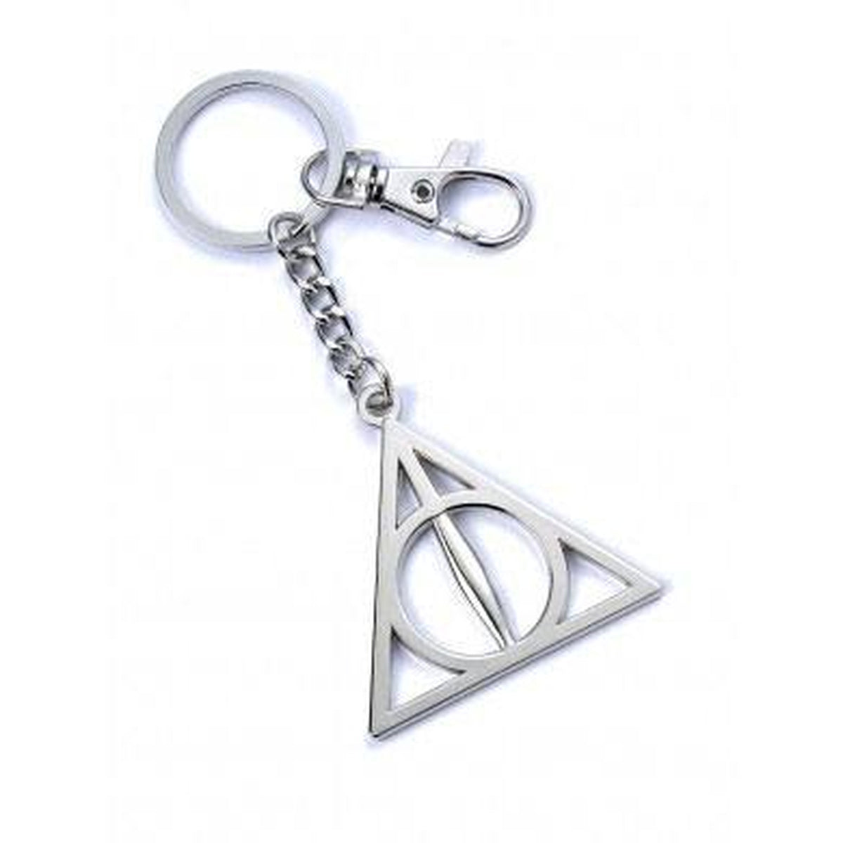 Produktbild Harry Potter-nyckelring Dödsrelikerna (försilvrad)