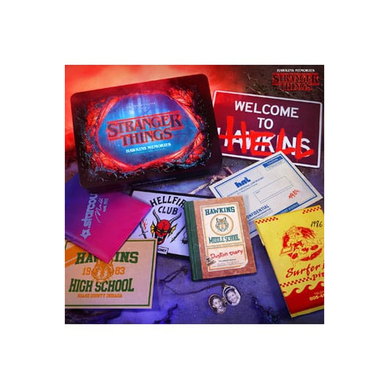 Produktbild Stranger Things Hawkins Memories Kit Vecnas Kurs Limited
