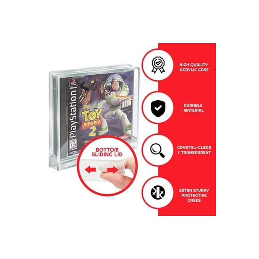 Produktbild 2-pack akrylfodral för PlayStation 1