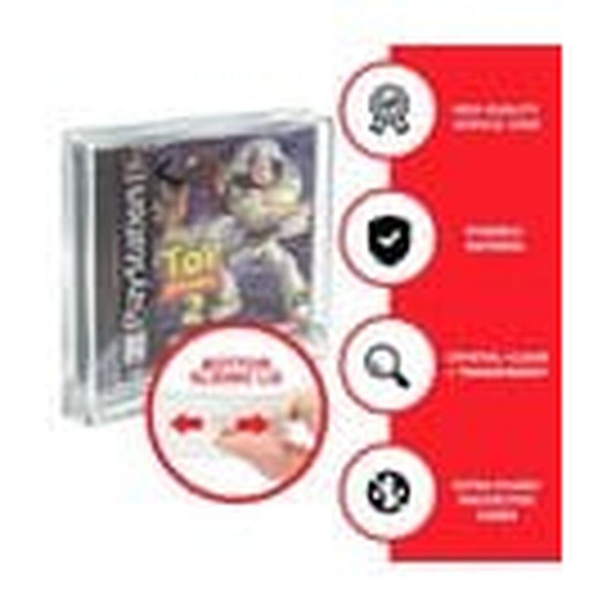 Produktbild 2-pack akrylfodral för PlayStation 1