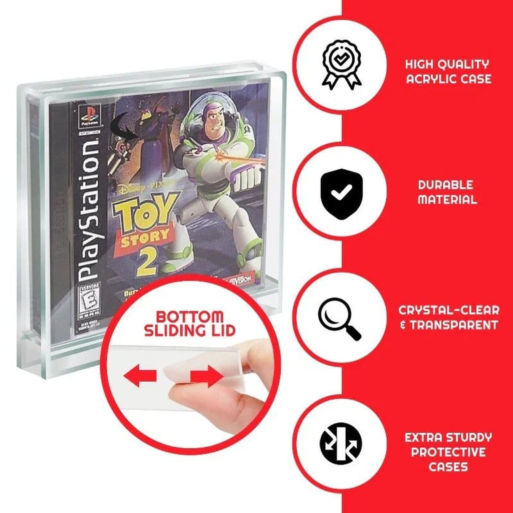 Produktbild 2-pack akrylfodral för PlayStation 1