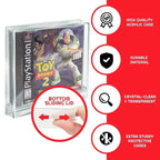 Produktbild 2-pack akrylfodral för PlayStation 1
