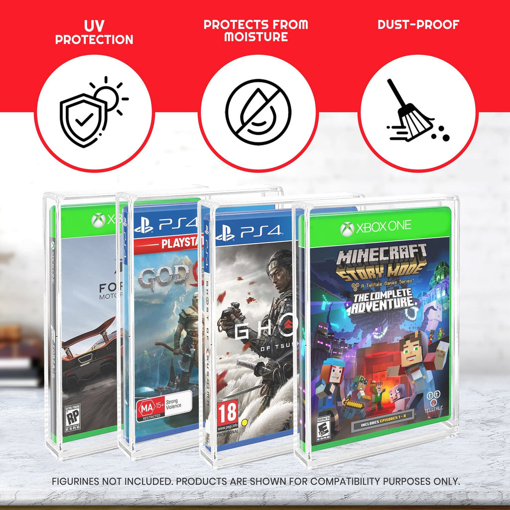 Produktbild Akrylfodral 2-pack för PS3/PS4/Blu-ray/Xbox One
