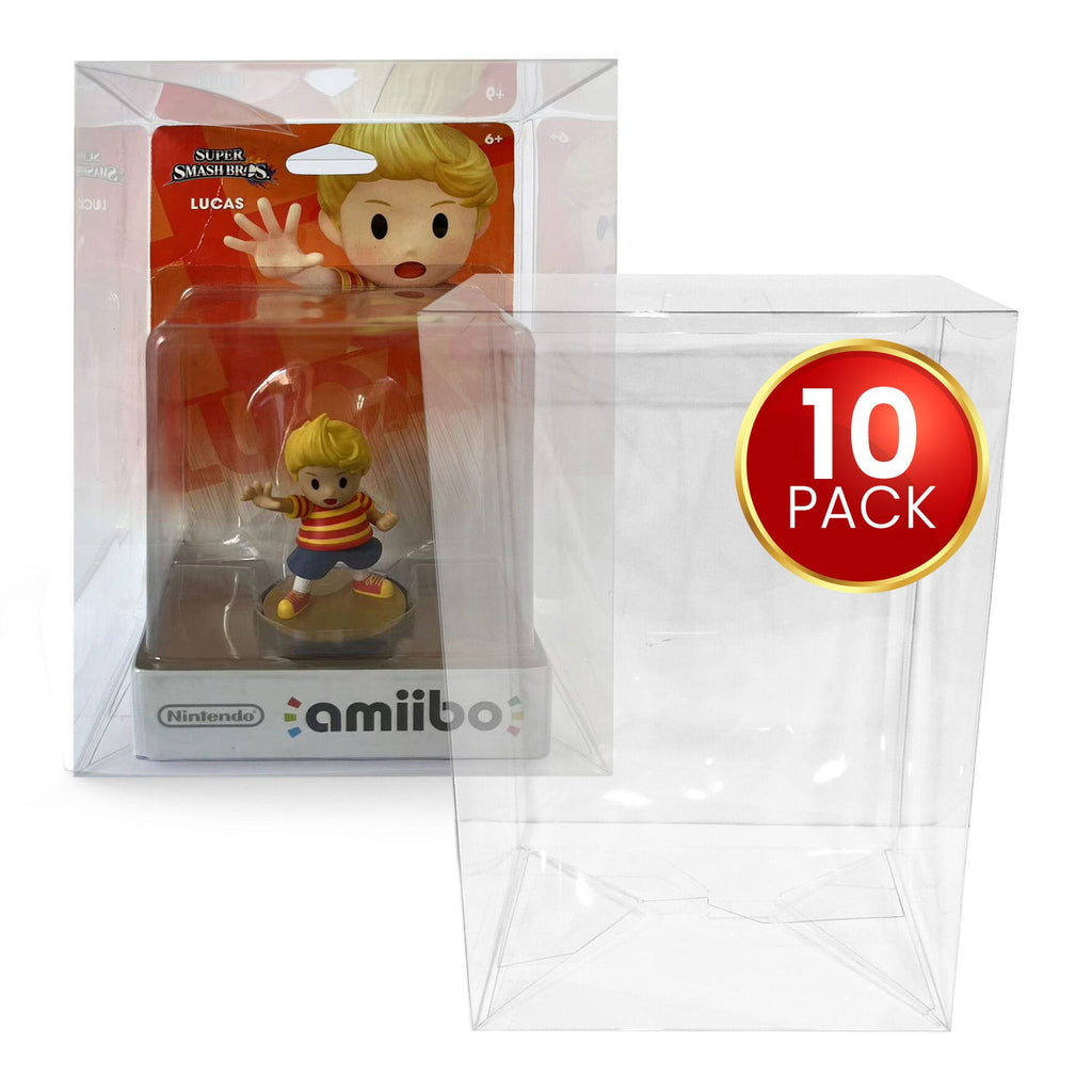 Produktbild 10-pack PET-fodral för Amiibo-figurer