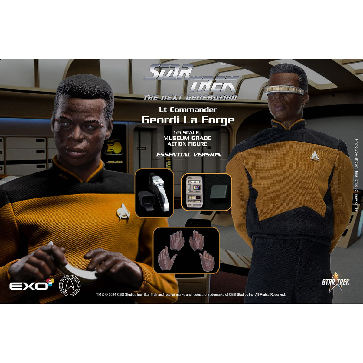 Produktbild Star Trek: The Next Generation actionfigur 1/6 Lt.