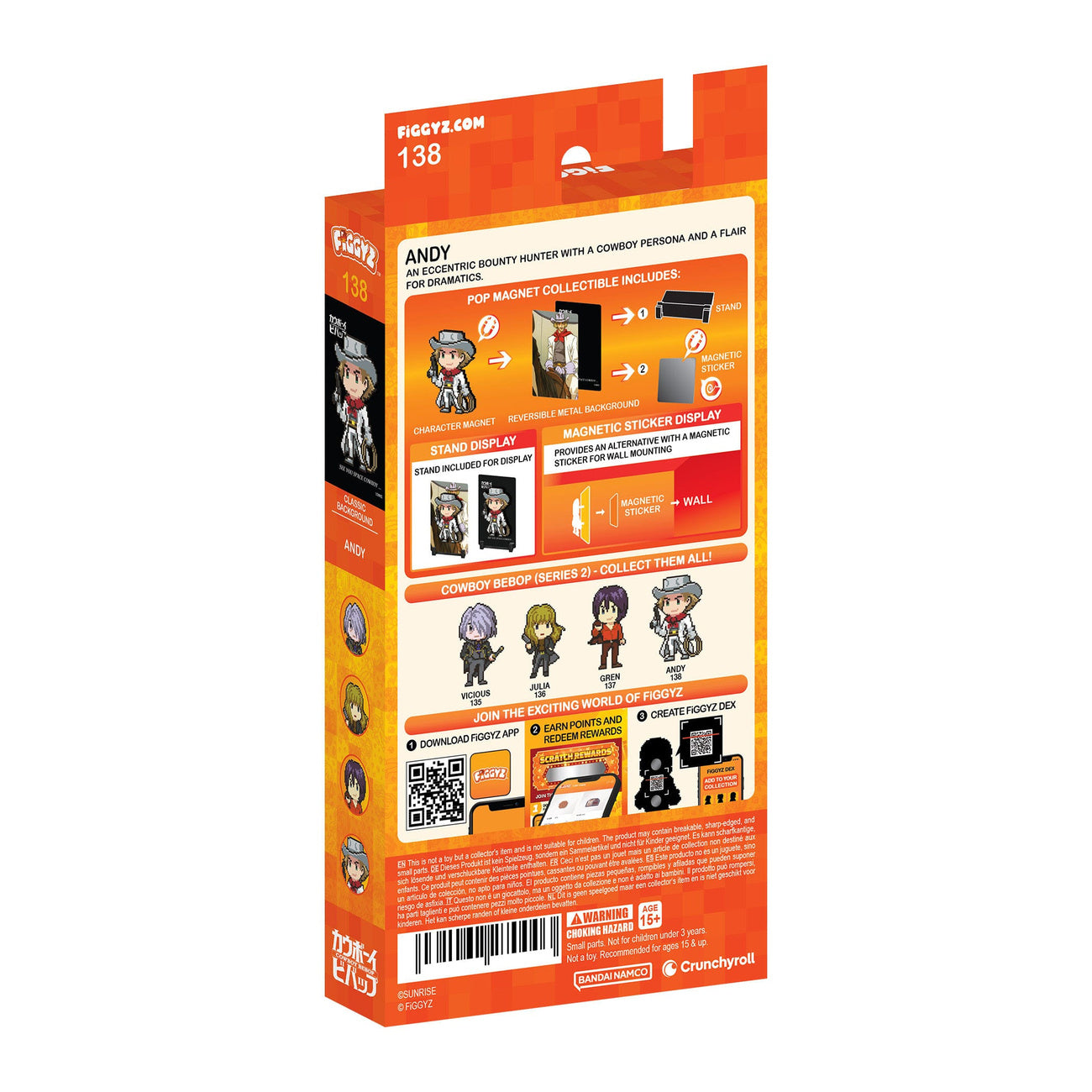 Product image Cowboy Bebop FiGGYZ Magnet Collectible Figure Andy 11 cm