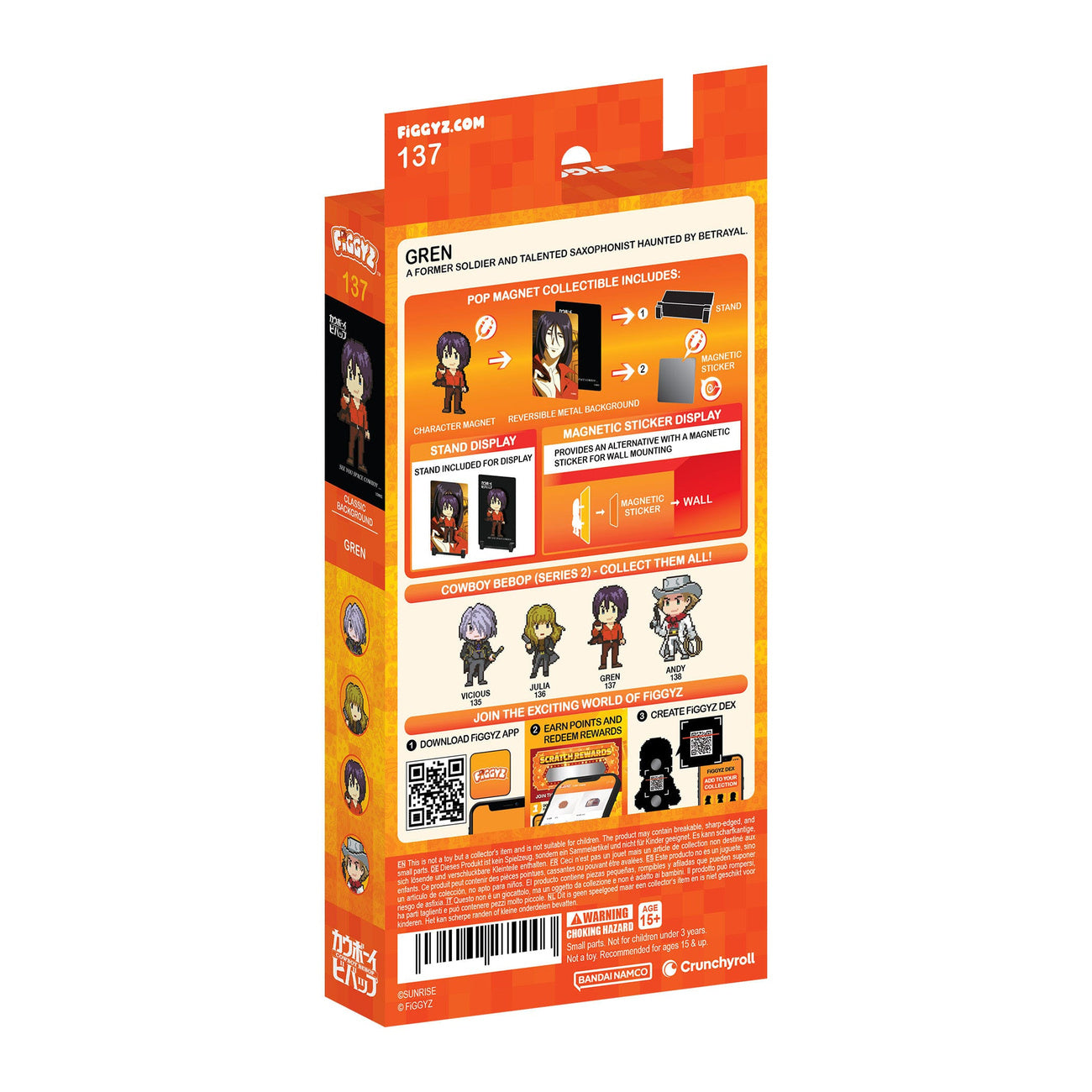 Product image Cowboy Bebop FiGGYZ Magnet Collectible Figure Gren 11 cm