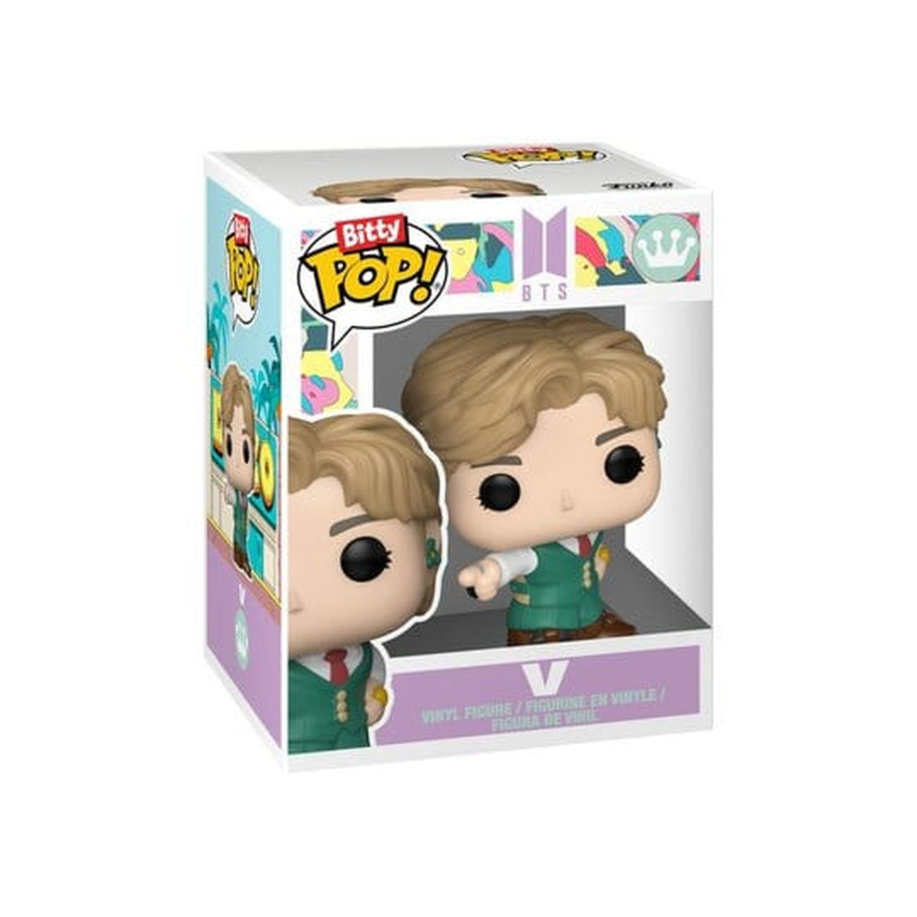 Produktbild BTS Bitty POP! Stages vinylfigur V (Dynamite) 2,5 cm