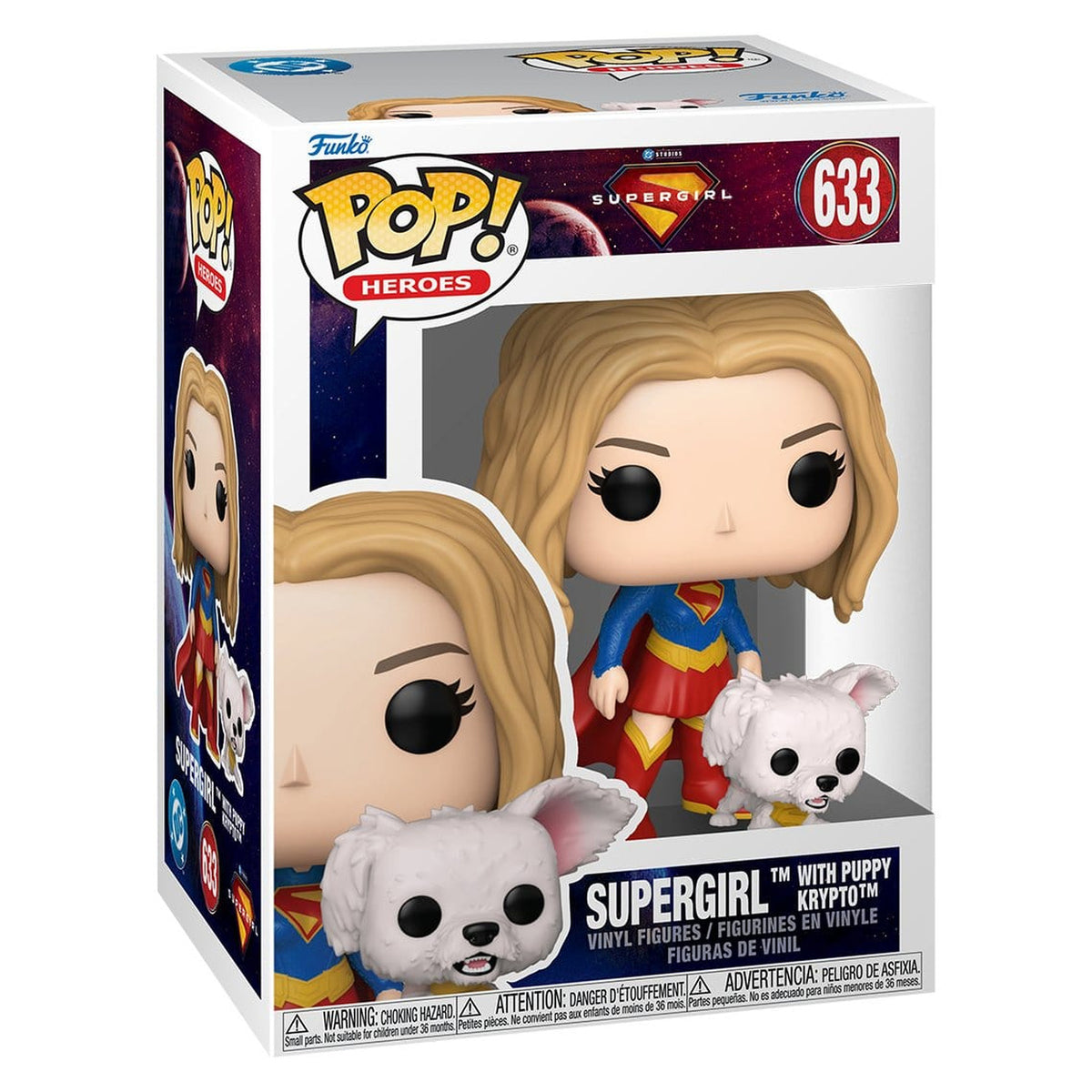 Produktbild Supergirl (2026) POP! Heroes Vinylfigur Supergirl med Krypto
