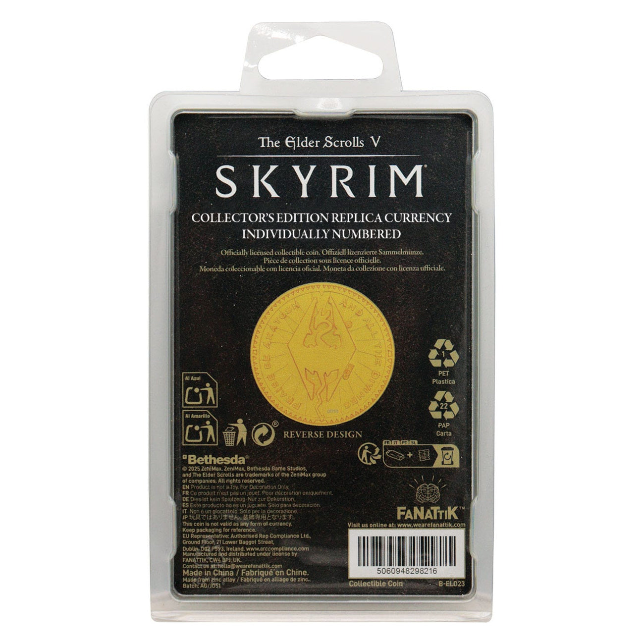 Produktbild The Elder Scrolls Septim Misty Gold Edition samlarmynt
