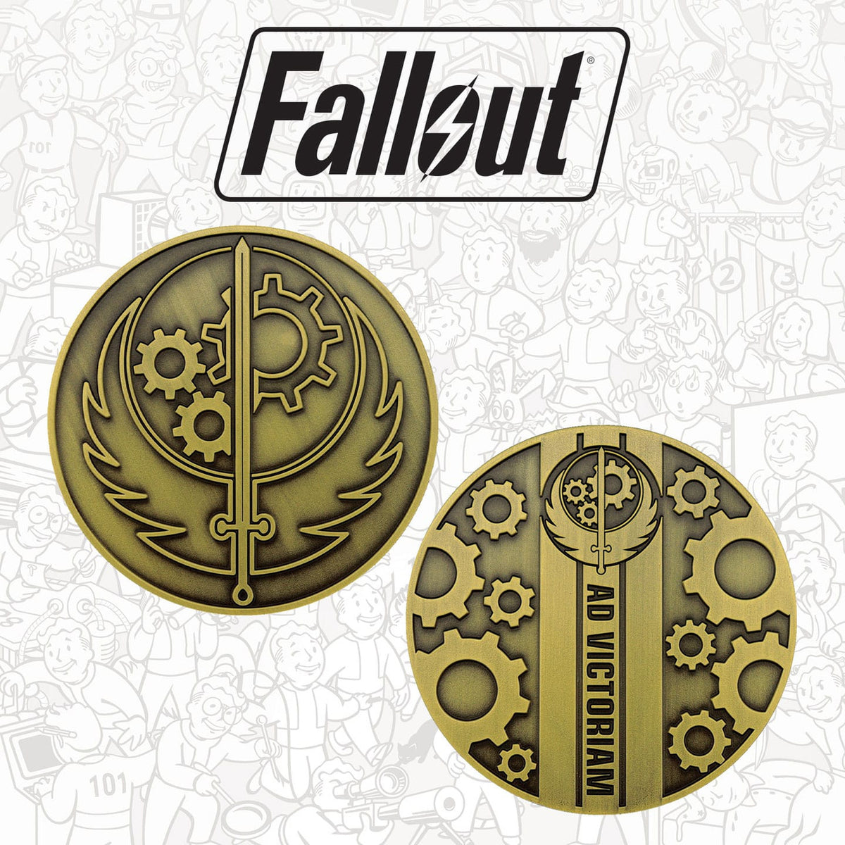 Produktbild Fallout Brotherhood of Steel-medalj