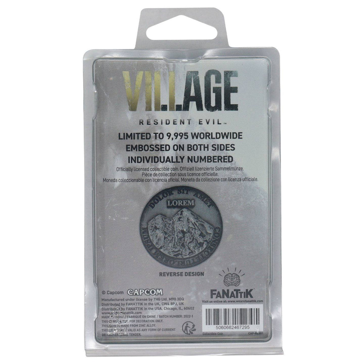 Produktbild Resident Evil VIII Currency Limited Edition samlarmynt
