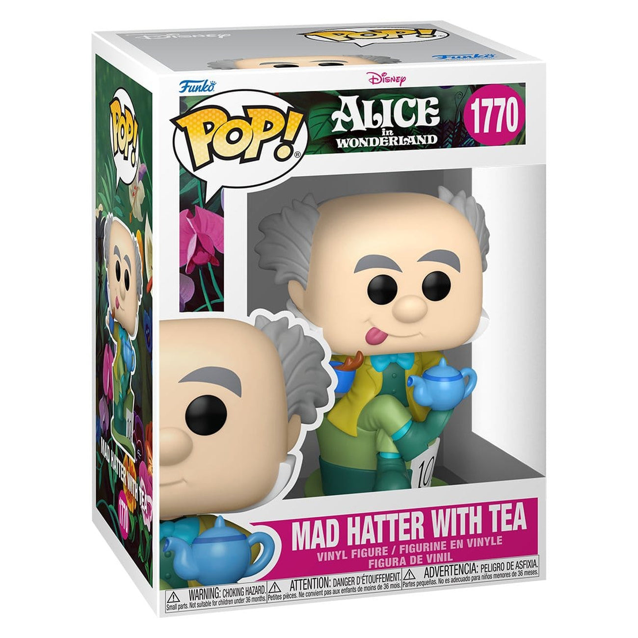 Produktbild Alice i Underlandet POP! Vinylfigur Galne Hattmakaren med te 9