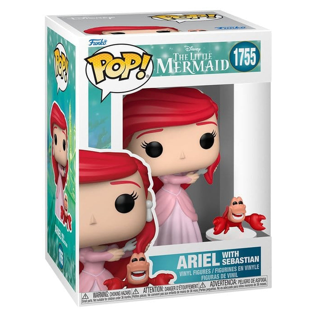 Produktbild Den lilla sjöjungfrun POP! Vinylfigur S3 – Ariel med Sebastian