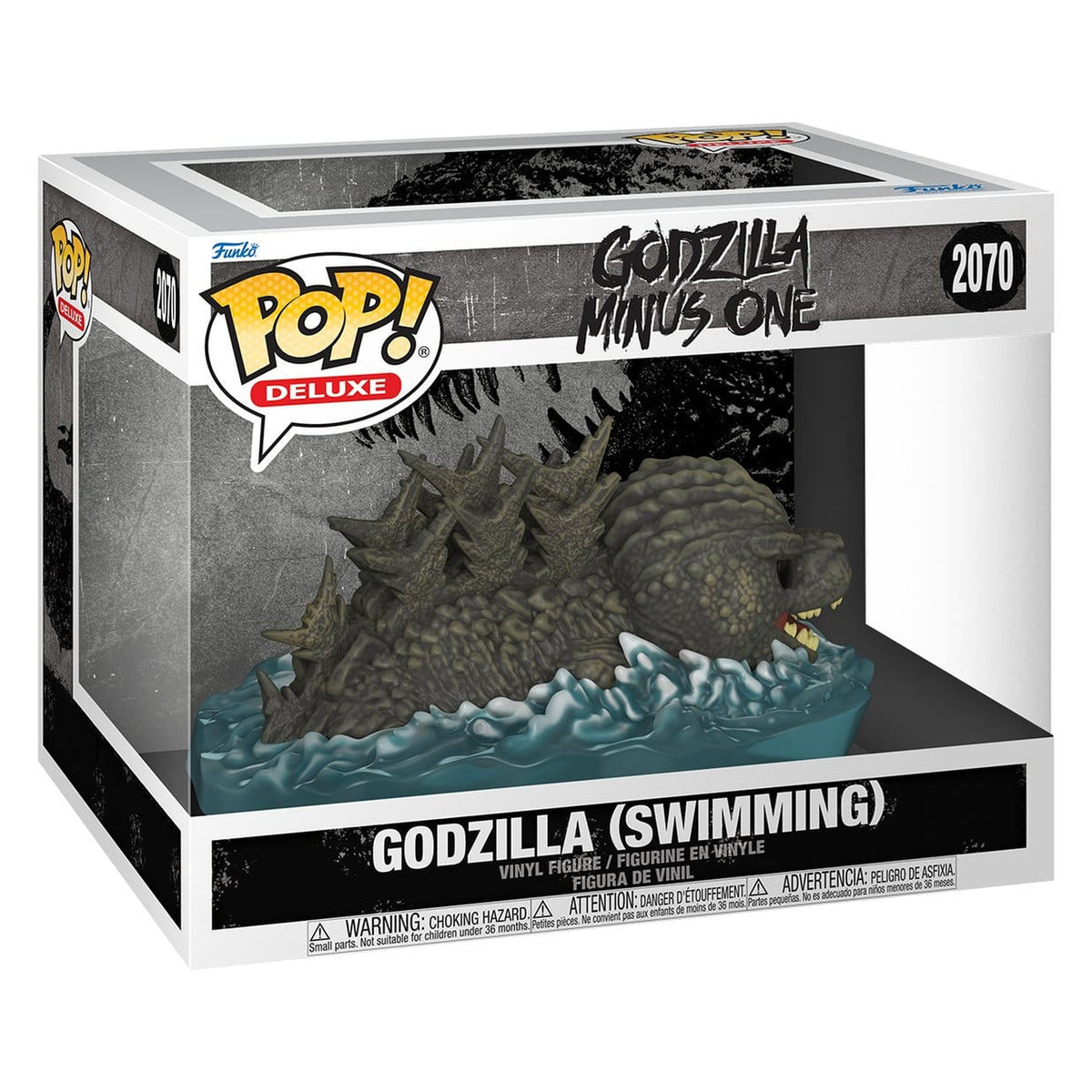 Produktbild Godzilla POP! Deluxe Vinylfigur Godzilla (Swimming) 9 cm