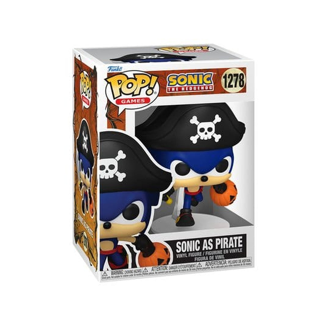 Produktbild Sonic the Hedgehog POP! Games Vinylfigur Pirate Sonic 9 cm