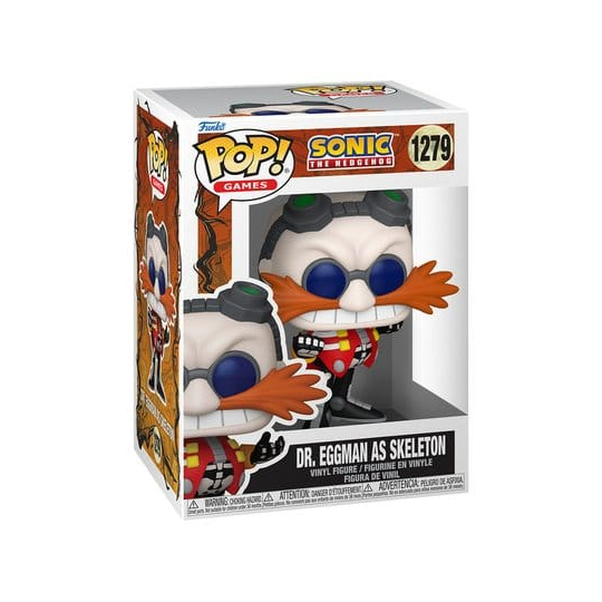 Produktbild Sonic the Hedgehog POP! Games Vinylfigur Skeleton Robotnik