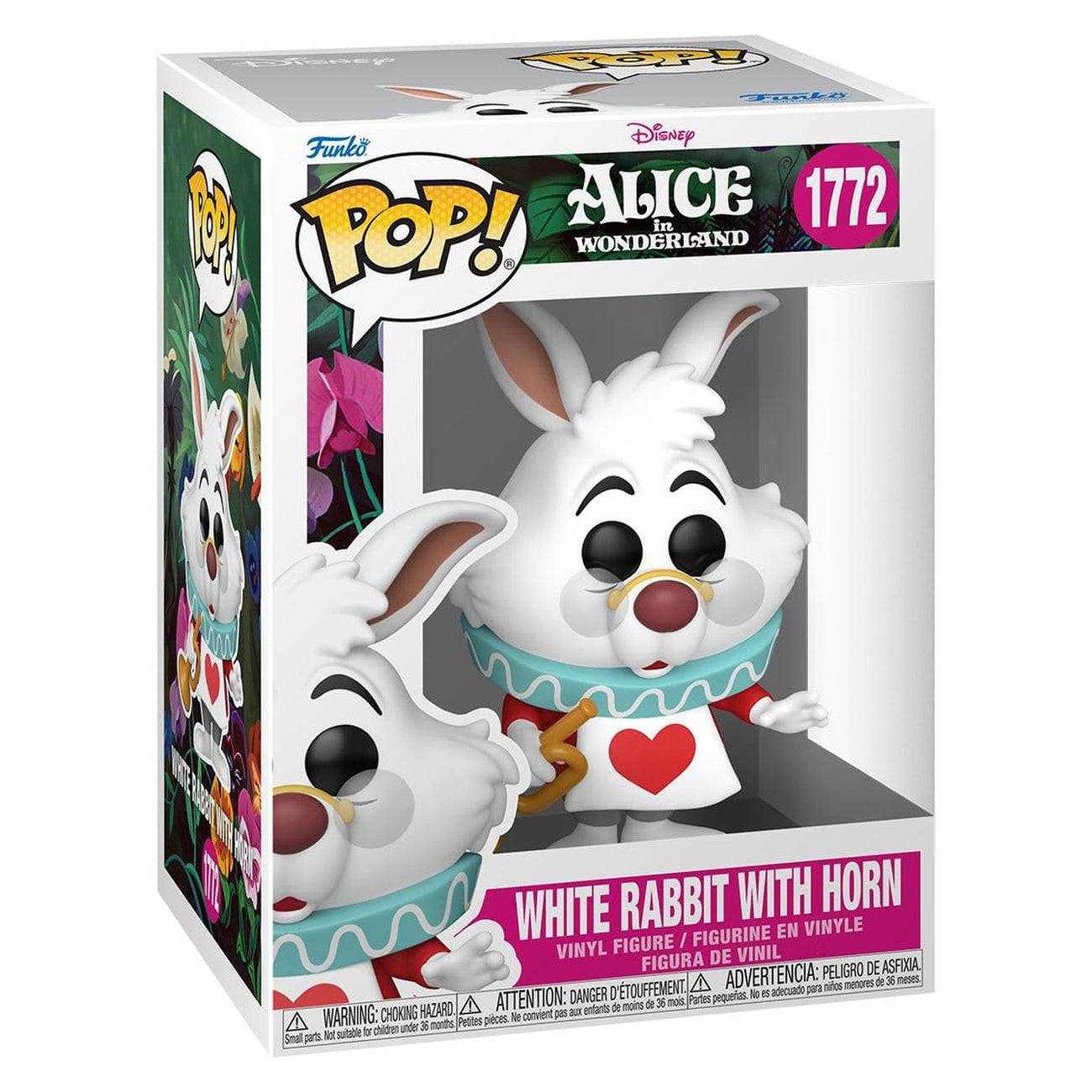 Produktbild Alice i Underlandet POP! Vinylfigur White Rabbit with Horn
