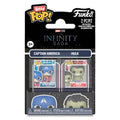 Produktbild Marvel IS Bitty POP! Vinylfigurer 2-pack Cap & Hulk 2 cm