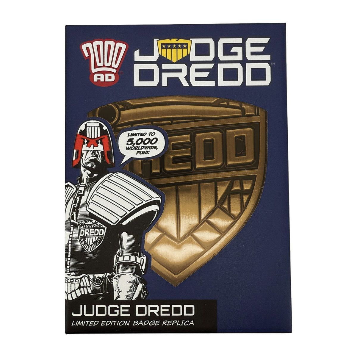 Produktbild 2000 AD Judge Dredd Badge-replika Limited Edition