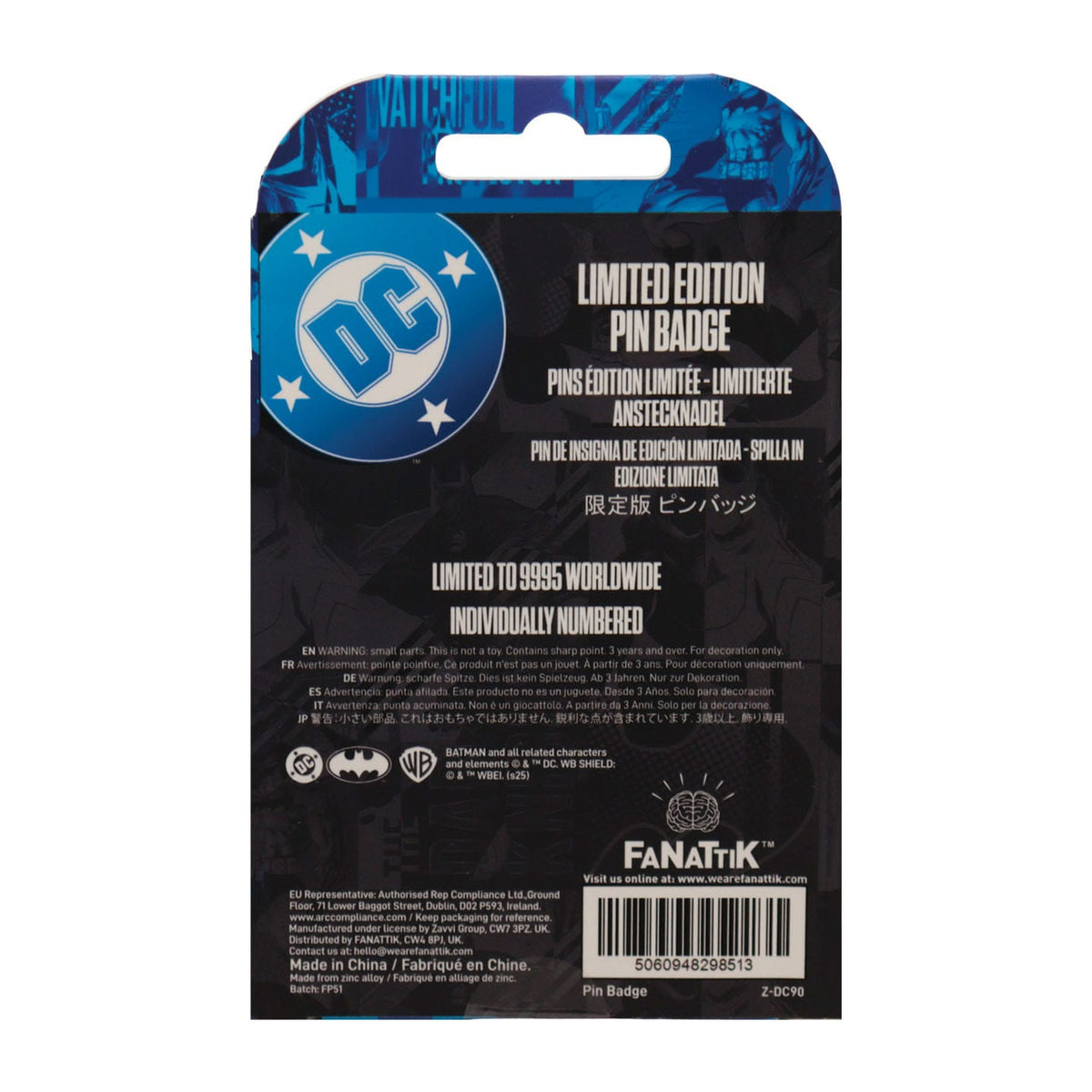 Produktbild DC Comics Batman Gotham City Guardian Limited Pin