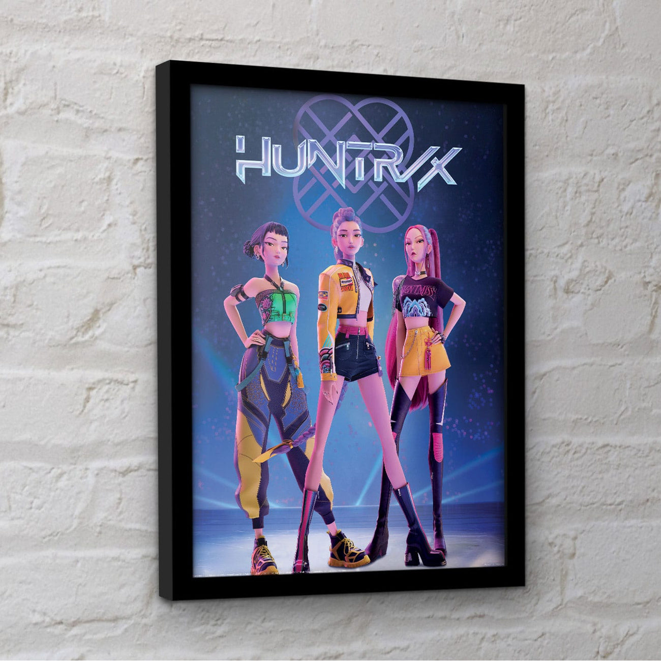 Produktbild KPop Demon Hunters Huntrix Collector Print-poster med ram