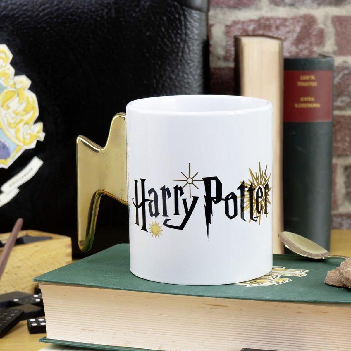 Produktbild Harry Potter-mugg med glasögon- och blixthandtag 460 ml