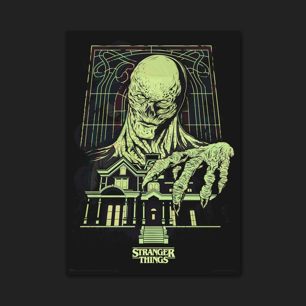 Produktbild Stranger Things Självlysande Premium-poster 50 x 70 cm