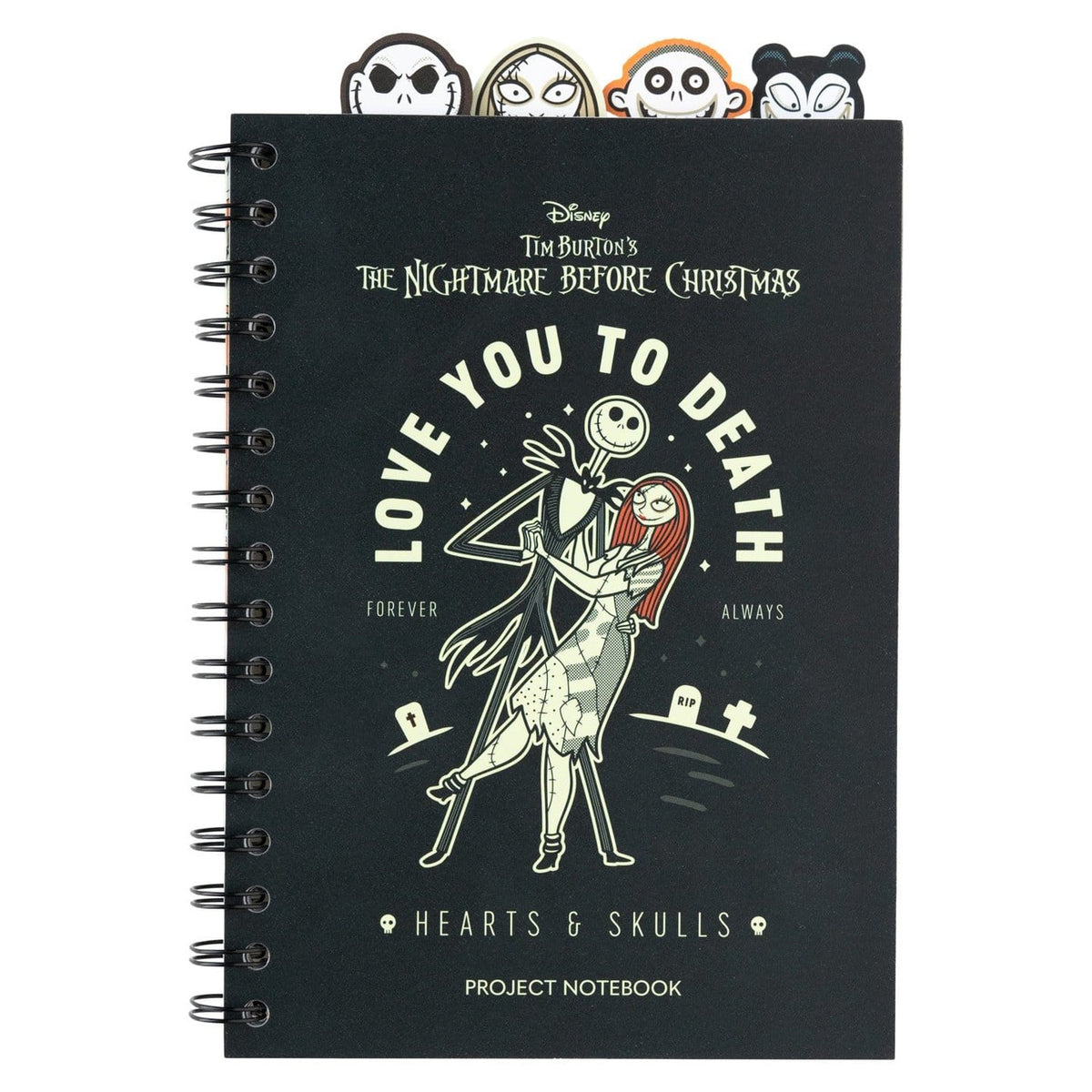 Produktbild Nightmare Before Christmas Projektanteckningsbok A5