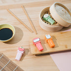 Produktbild Pusheen Sushi Roll överstrykningspennor med toppers 4-pack