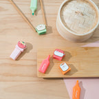 Produktbild Pusheen Sushi Roll överstrykningspennor med toppers 4-pack