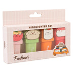 Produktbild Pusheen Sushi Roll överstrykningspennor med toppers 4-pack