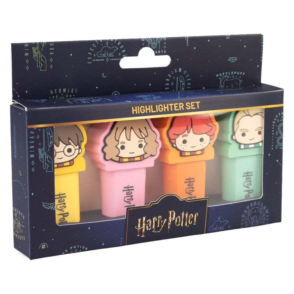 Produktbild Harry Potter-set med 4 överstrykningspennor med toppar
