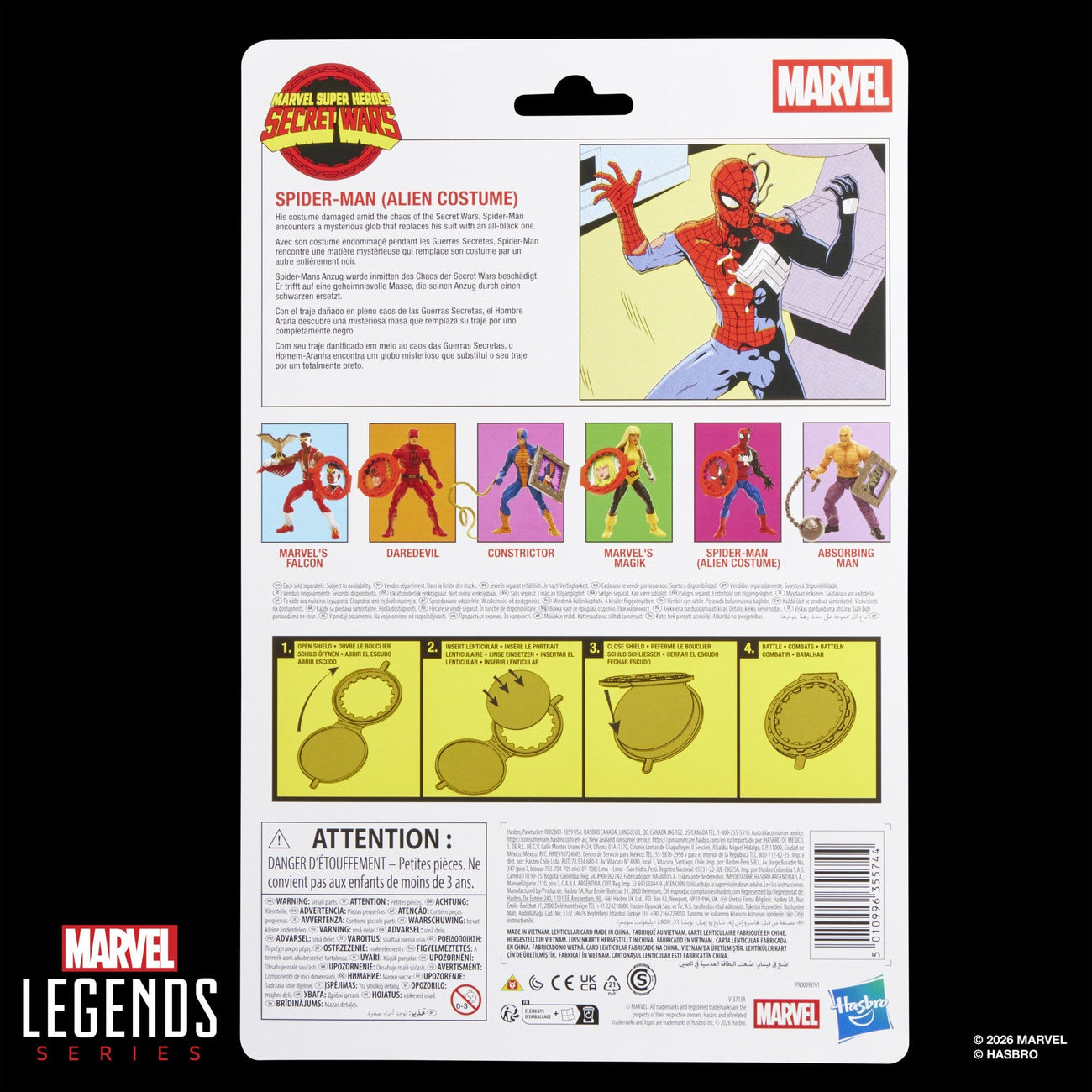Product image Secret Wars Marvel Legends Spider-Man Action Figure (Alien
