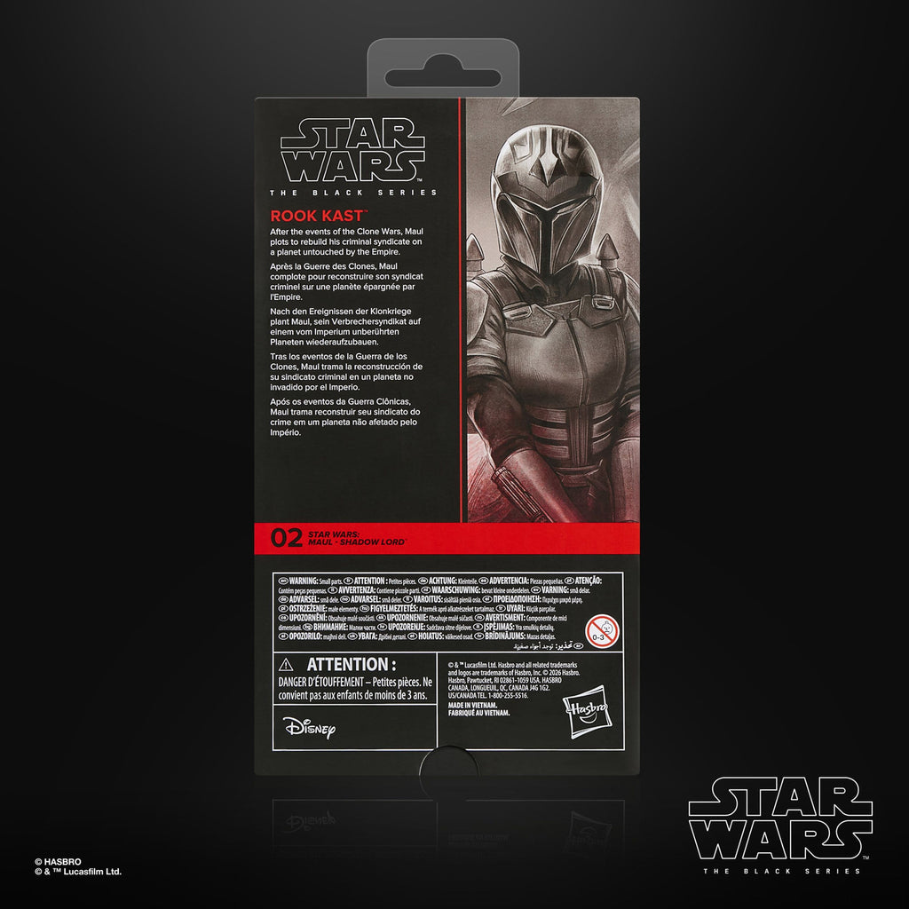 Produktbild Star Wars: Maul - Shadow Lord Black Series actionfigur Rook