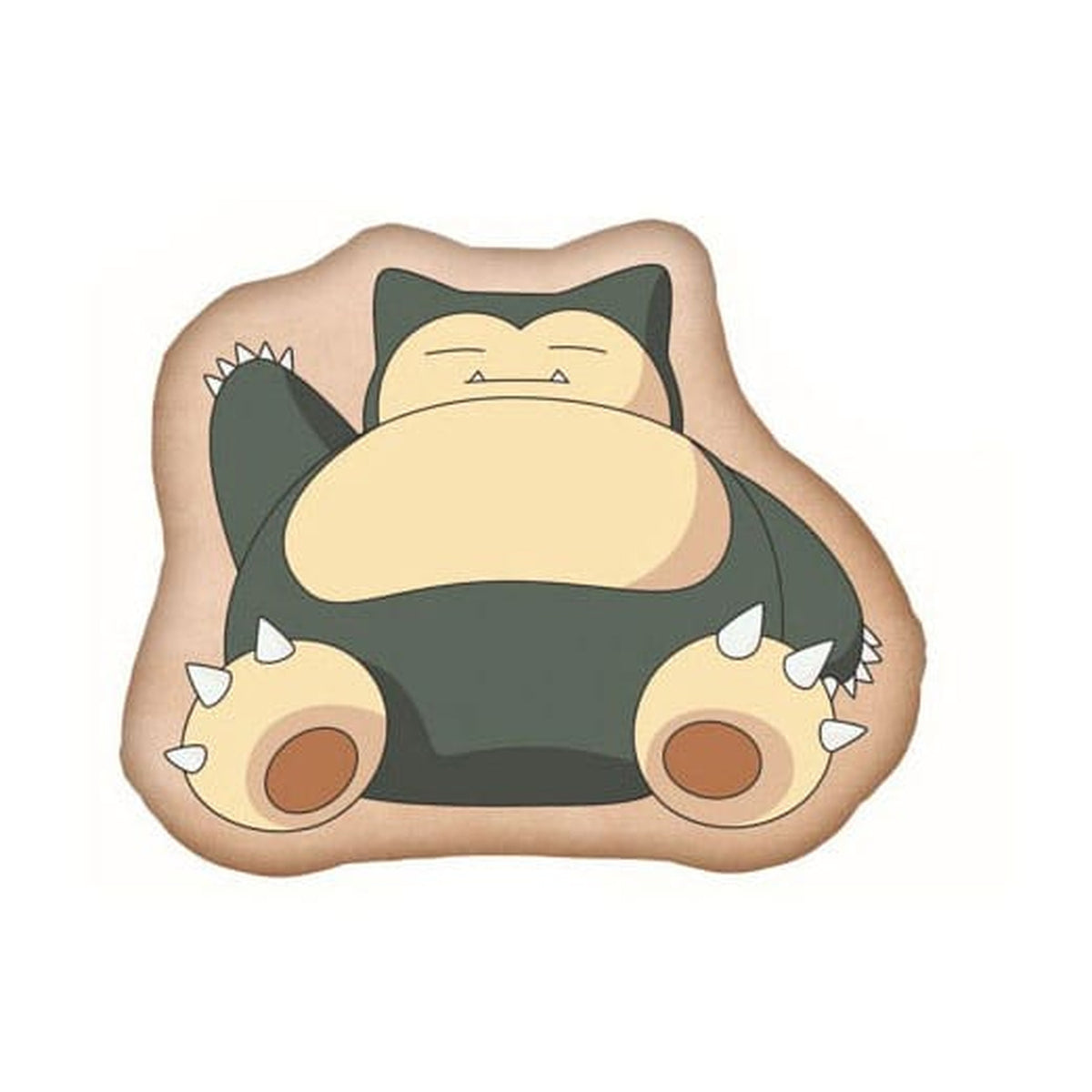 Produktbild Pokémon Snorlax brun prydnadskudde 36 cm