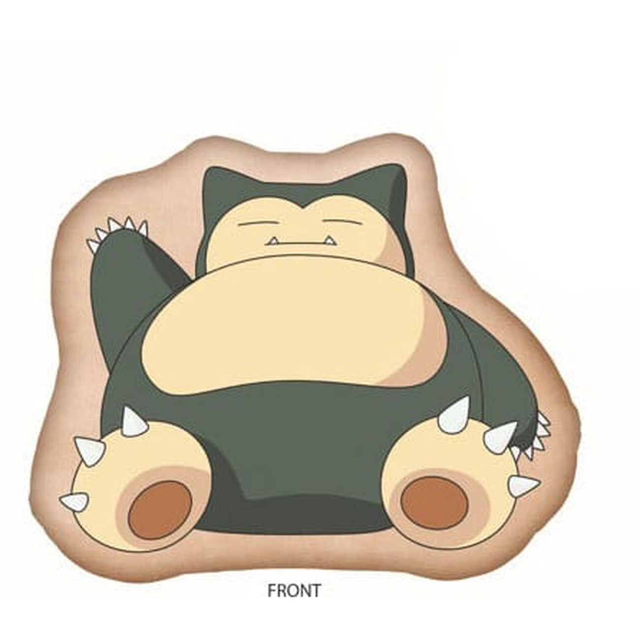 Produktbild Pokémon Snorlax brun prydnadskudde 36 cm