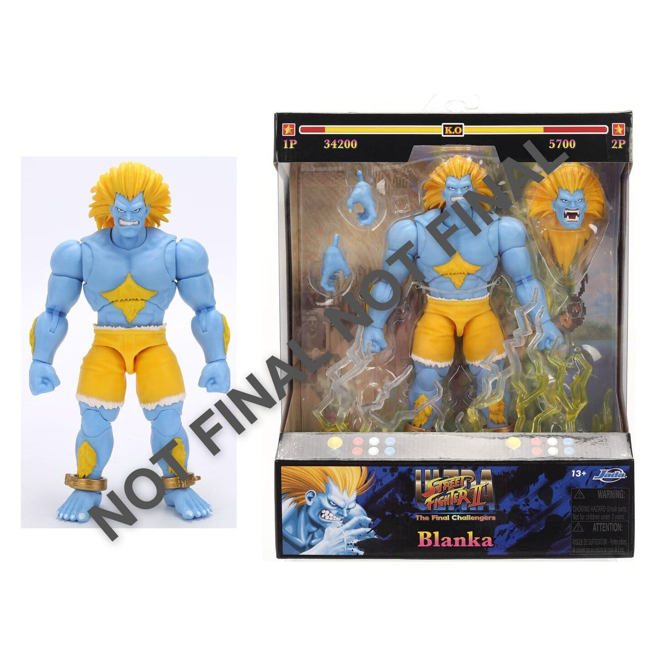 Produktbild Street Fighter II Blanka P2 actionfigur 19 cm