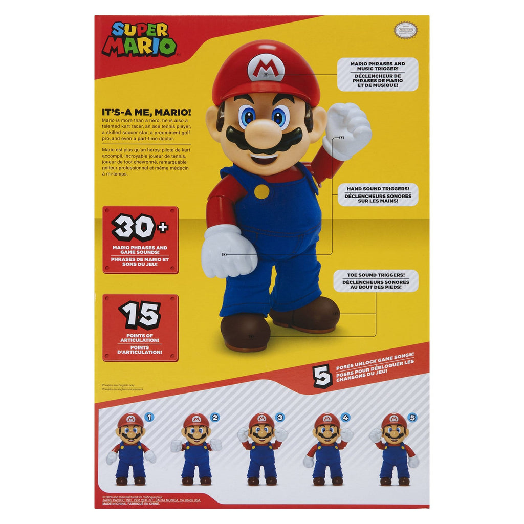 Produktbild Super Mario Pratande Actionfigur It's-A Me! Mario 36 cm
