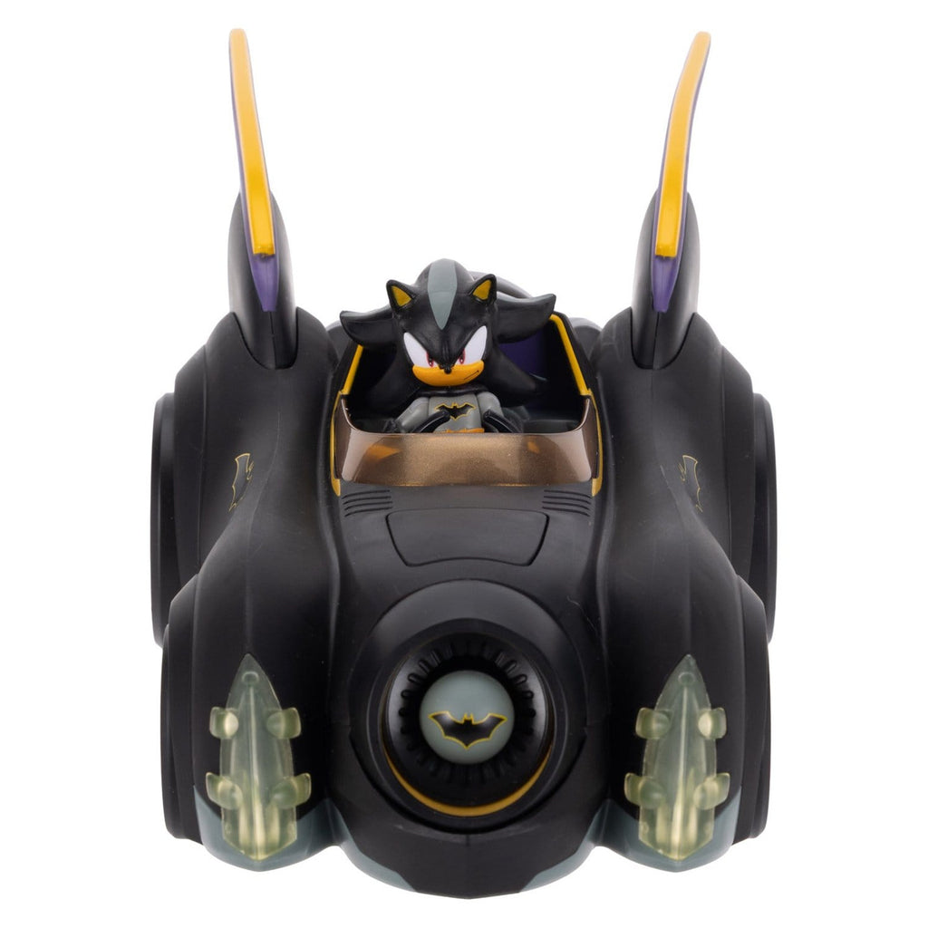 Produktbild DC x Sonic - The Hedgehog Shadow actionfigur med fordon