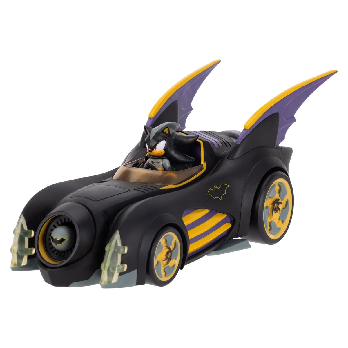 Produktbild DC x Sonic - The Hedgehog Shadow actionfigur med fordon
