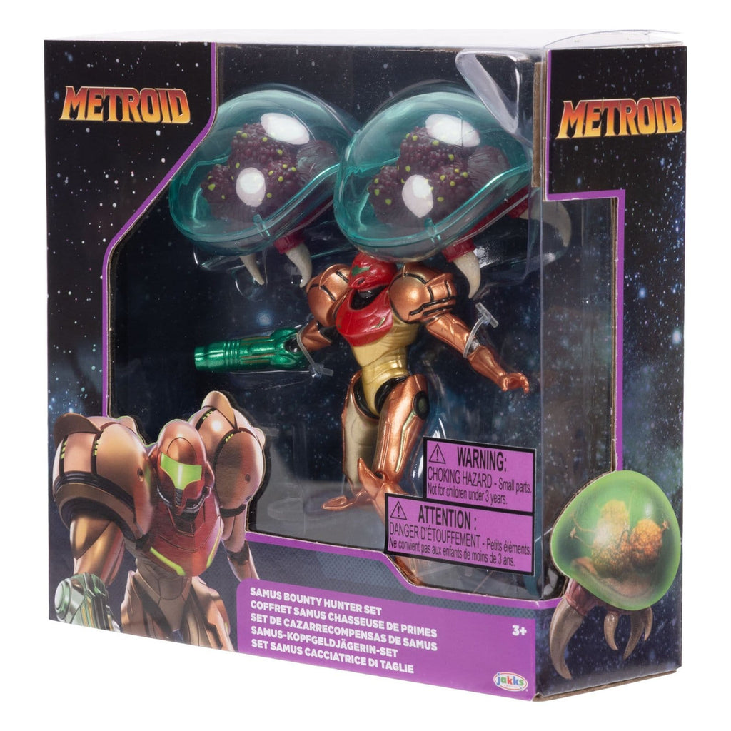 Produktbild World of Nintendo Metroid Minifigurer 3-pack Samus Bounty