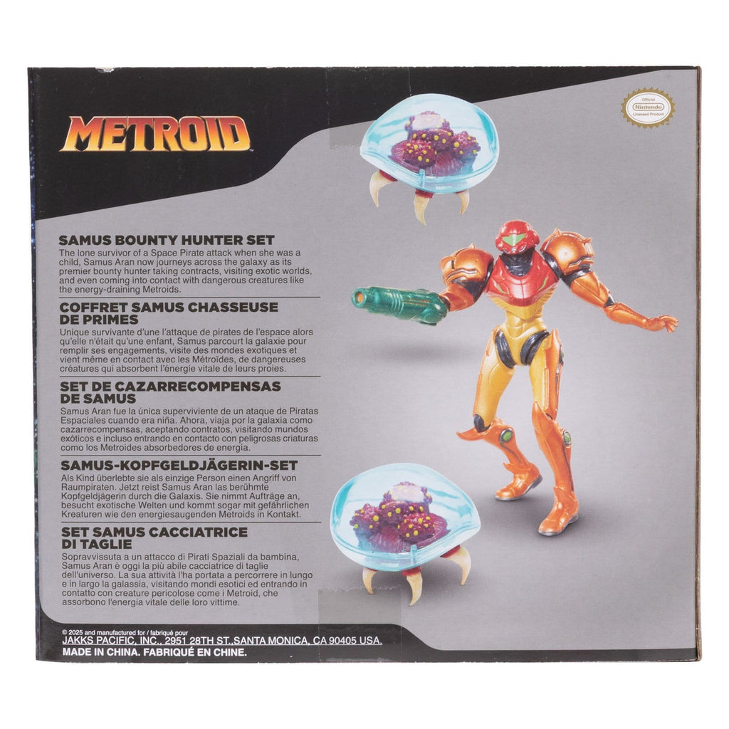 Produktbild World of Nintendo Metroid Minifigurer 3-pack Samus Bounty