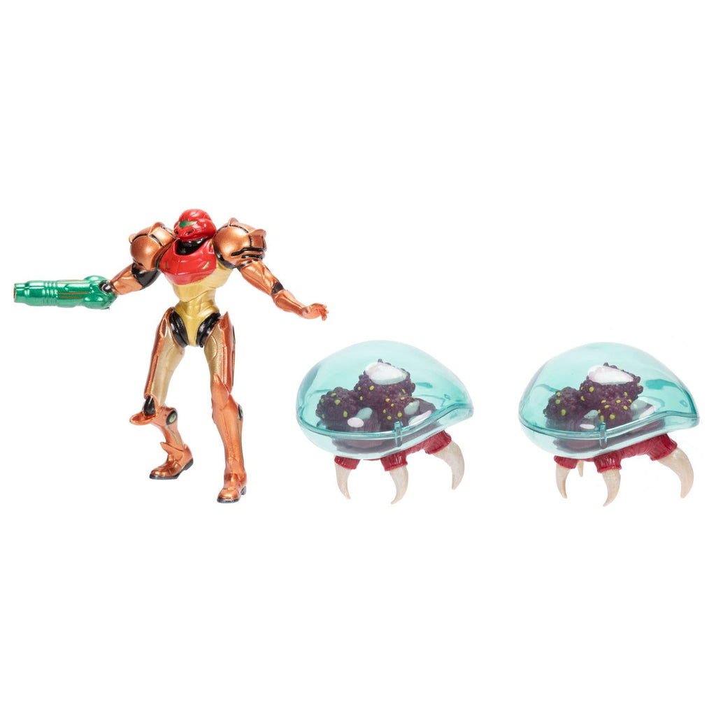 Produktbild World of Nintendo Metroid Minifigurer 3-pack Samus Bounty