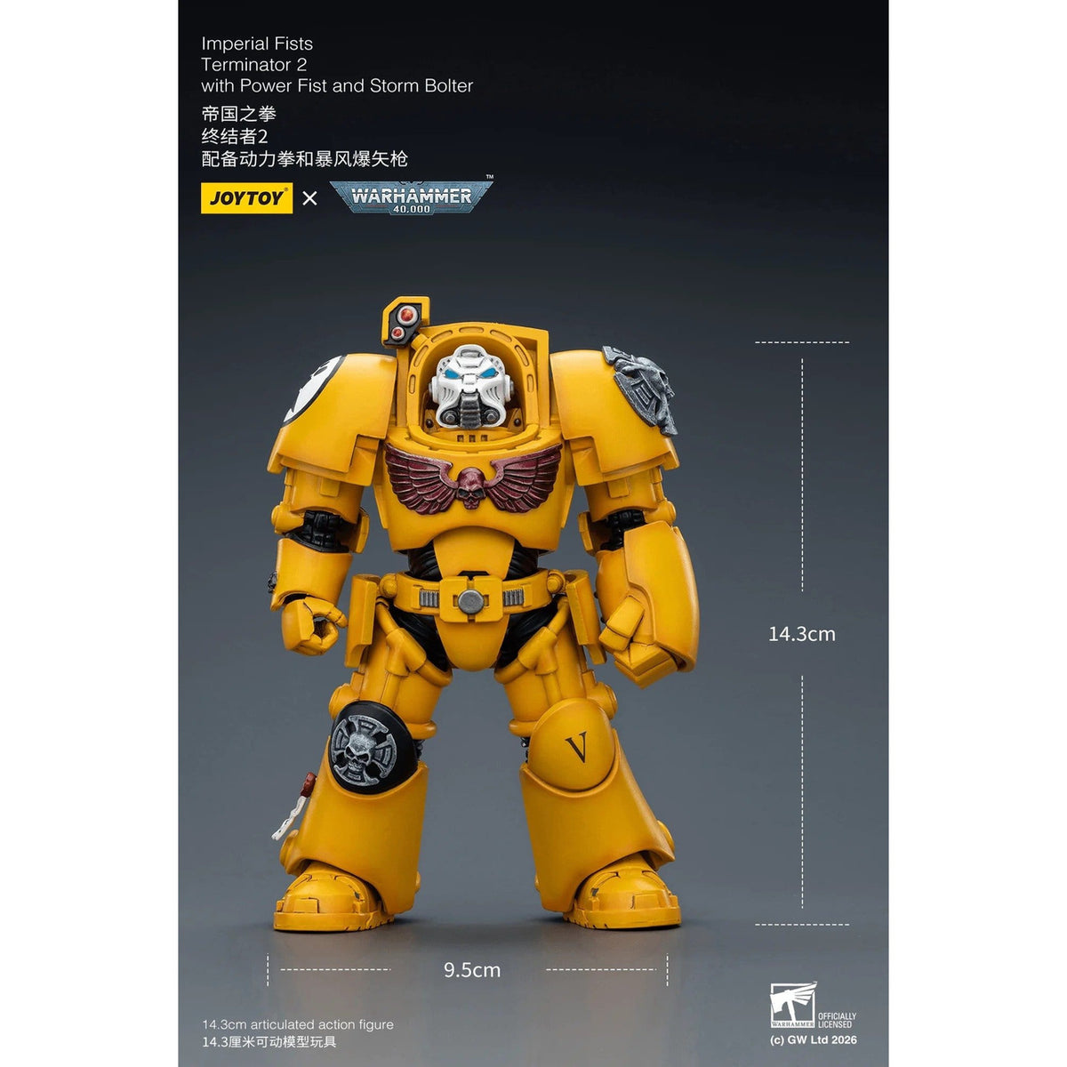Produktbild Warhammer 40,000 Imperial Fists Terminator 2 actionfigur