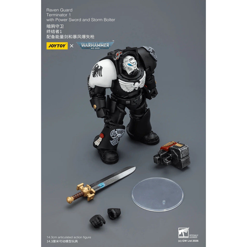 Produktbild Warhammer 40,000 Raven Guard Terminator 1 actionfigur med