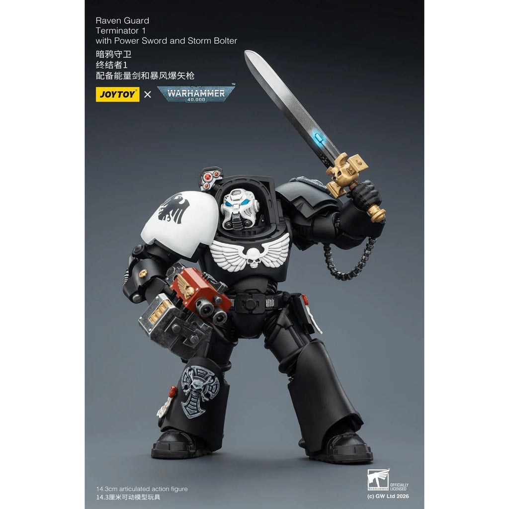 Produktbild Warhammer 40,000 Raven Guard Terminator 1 actionfigur med