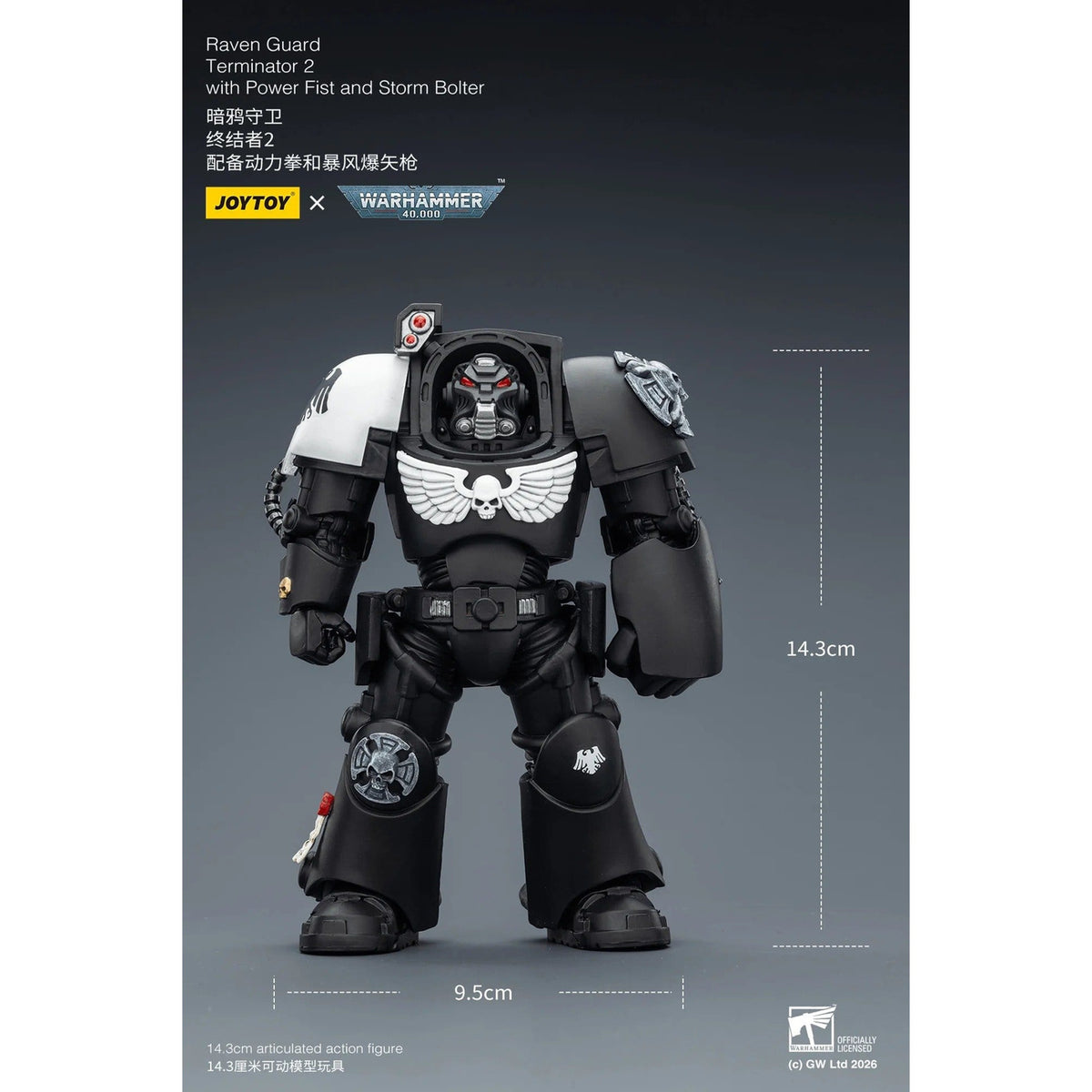 Produktbild Warhammer 40.000 actionfigur Raven Guard Terminator 2 with